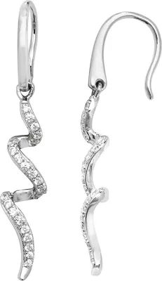Produktbild von Edle 925 Sterling Silber Damen - Paar Ohrringe mit Zirkonia - 41mm*7mm; TRS22900