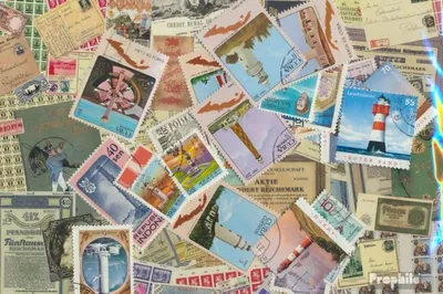 Produktbild von Briefmarken Motive 25 verschiedene Leuchttürme Briefmarken