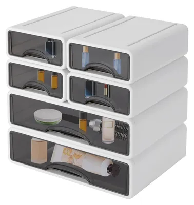 Image de Elzusha - Bureau-organisateur avec 6 tiroirs, idéal pour le bureau et la maison