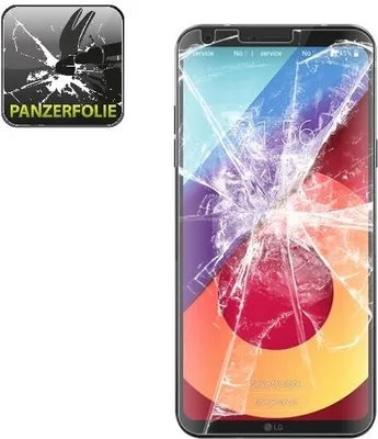 Produktbild von 6x Panzerfolie ANTI-SCHOCK Displayschutzfolie Displayfolie für LG Q6 Plus HD KLAR