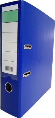 Produktbild von Aktenordner A4 blau mit Schildtasche Archivordner Dokumentenablage Büroordner