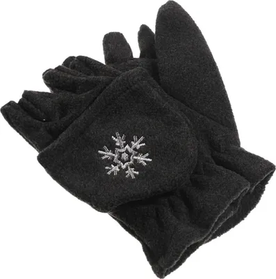 Produktbild von Halbfinger Handschuh mit Klappe aus Fleece für Kinder!