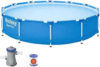 Obrázek produktu pro Bazén s kovovým rámem a čerpadlem 366x76cm BESTWAY 56681 73975