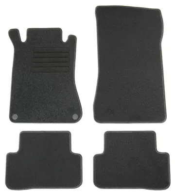 Fußmatten-Set für Mercedes CL 203 Sportcoupe, 02/2002-05/2011, 4-teilig, Schwarz