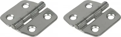 Obrázok produktu pre Hinge 40x42mm stainless steel - 1pair - 2pcs