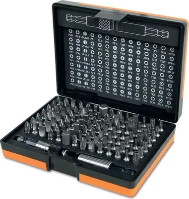 Produktbild von BETA  Schraubendreher-Bit-Set mit 98 Bits und 2 Bithaltern
