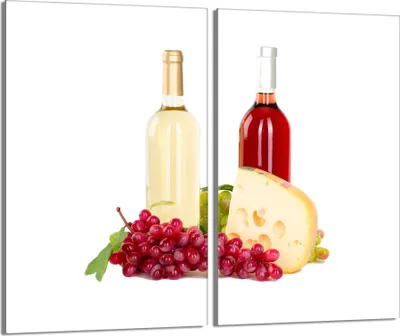 Produktbild von Glasschutzplatte für den Herd 2x30x52 Wein