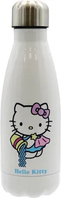 Weiße Wasserflasche mit Horoskopdruck - 550 ml RVS Trinkflasche
