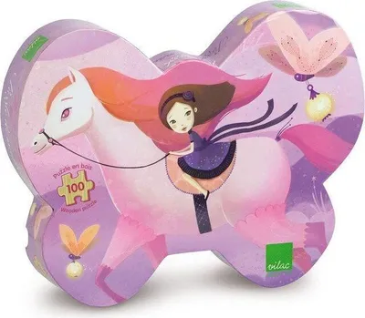 Produktbild von Holzpuzzle "Zauberpferd" für Kinder von 5 - 8 Jahren - 100 Teile