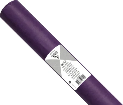 Produktbild von Clairefontaine 5x Seidenpapier Rolle 24 Bogen 18g/m2 it 50x75cm Violett 394011C