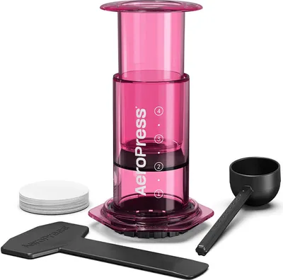 Zdjęcie produktu dla AeroPress® Clear Pink Coffee Press Bestbrew