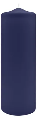 Produktbild von Spitzkopf Stumpen Kerzen Nachtblau Dunkelblau 30 x Ø 10 cm, 6 Stück