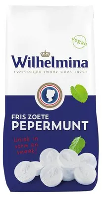 Produktbild von Wilhelmina Pfefferminze veganer Blockbeutel (10x 200gr)