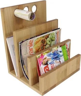 Produktbild von Zeitungsständer aus massivem Buchenholz