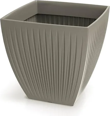 Image de Blumentopf LATIA SQUARE MIDL 60 cm - Couleur : mocca