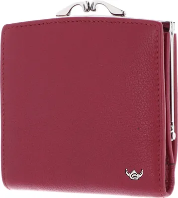 Image de Golden Head Cuir porte-monnaie Madrid RFID Protect French Coin Purse Wallet Red rouge