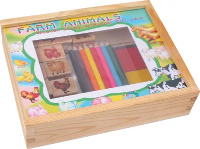 Produktbild von Legler small foot Stempel-Set Farmtiere, ab 3 Jahre, 1478