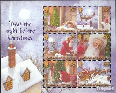 Produktbild von Briefmarken GB - Guernsey 2003 Mi Block35 (kompl.Ausg.) gestempelt Weihnachten