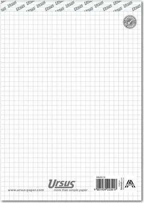 Produktbild von Ursus Basic 608452 20 Notizblock A5 48 Blatt 60g/qm 5mm kariert