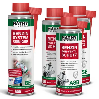 Produktbild von MATHY Benzin AGR-Schutz-Kur - Benzin-Additiv Set zum Schutz vom AGR-Ventil