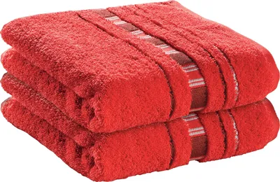 Produktbild von Erwin Müller Handtuch Achern" 2er-Pack rot 50x100 cm"
