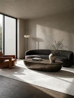 Teppich Weiß rechteckig im modernen Wohnzimmer_#sku_BARK54122-BARK54123-BARK54124-BARK54125-BARK68839#