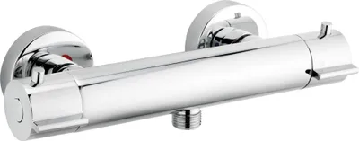 Obrázek produktu pro Sprchová baterie, termostatická - kulatá dvouručka, chrom