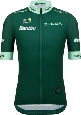 Produktbild von Santini Tour De France Green 2025 Kurzarm-radtrikot Grün M Mann Grün M