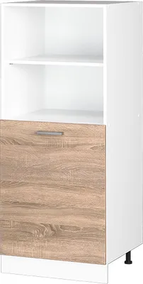 Zdjęcie produktu dla Uniwersalna szafka do spiżarni Vicco R-Line Sonoma 60 cm z otwartymi półkami i drzwiami, Model 41884
