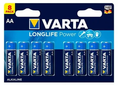 Immagine prodotto di VARTA LONGLIFE Power AA Blister 8 | Confezione (8 pezzi)