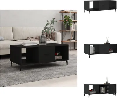 Produktbild von vidaXL Couchtisch Schwarz 102x50x40 cm Holzwerkstoff -  Couchtische