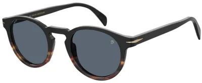 Produktbild von David Beckham DB 1036/S BLACK HAVANA/BLUE GREY 49/23/145 Herrenbrillen Sonnenbrillen