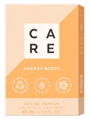 Produktbild von CARE® Energy Boost | Eau de Parfum: Frisch - fruchtig - aromatisch - der neue nachhaltige Duft mit Upcycling-Kurkuma | EDP 50ml