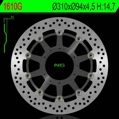 Produktbild von Ng Vordere Bremsscheibe Für Honda Cb 1000R Abs 08-17 (310X94X4.5Mm) (6X6.5Mm)