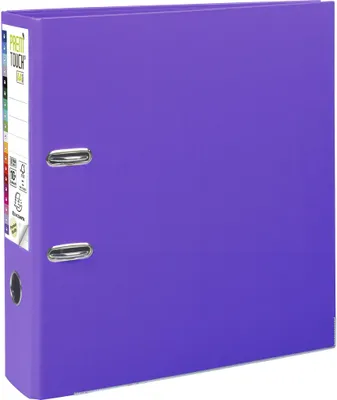 Image de Exacompta 10x Classeur à levier Prem'Touch PP Dos 80mm A4 maxi. Violine 53357E