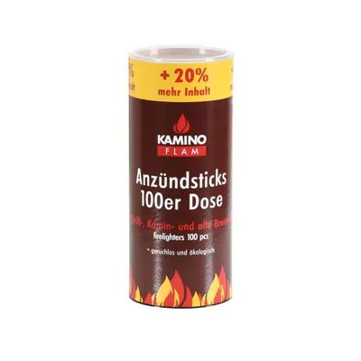 Produktbild von Anzündsticks120Stk.Dose Naturh.und Wachs