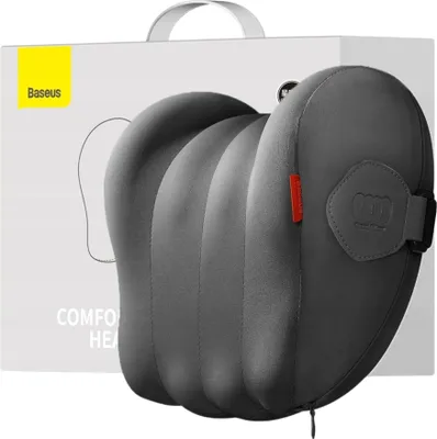 Immagine prodotto di Baseus Serie Comfortride Cuscino poggiatesta per auto in seta (nero)