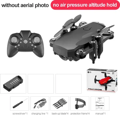 Produktbild von LF606 Mini-Drohne mit Kamera Höhenhalter RC Drohnen HD Wifi FPV Quadcopter Hubschrauber Standard ohne Kamera