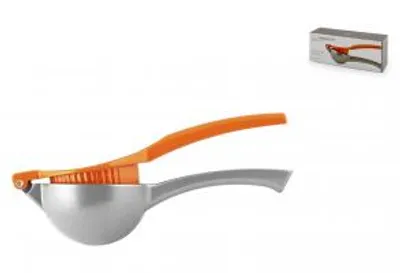 Produktbild von H&H Zitruspresse aus Aluminium, orange, 23,5 x 9 cm
