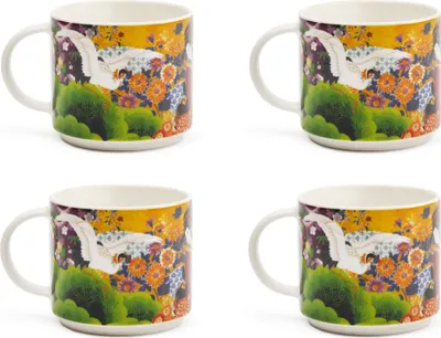 Produktbild von Excelsa set von 4 teetasse Kimono porzellan 29 cl bunt
