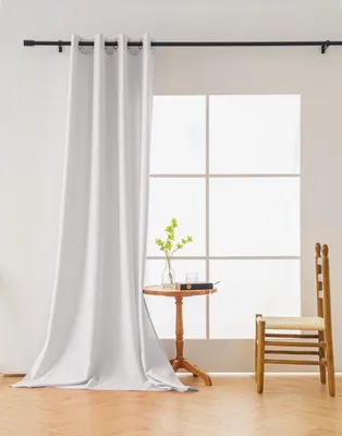 Obrázek produktu pro Bílý závěs OXFORD 140x250 cm Zavěšení: Řasící páska