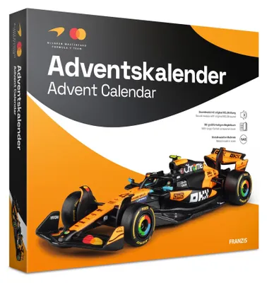 Produktbild von Franzis McLaren Formular 1 Team Adventskalender