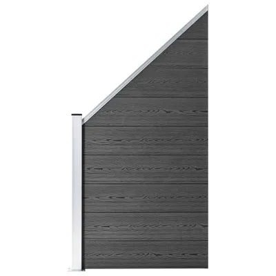 Zdjęcie produktu dla VIDAXL-Zauntafel 95X (105-180) CM HKC Schwarz