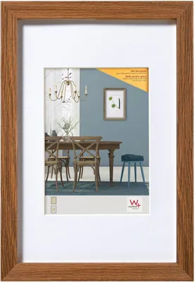 Produktbild von Walther, EFX460P, Fiorito Holzrahmen Kunstglas, 40x60 cm, eiche dunkel