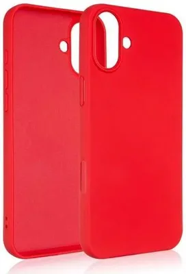 Obrázok produktu pre Silikónový obal Beline pre iPhone 16 6,1" v červenej farbe