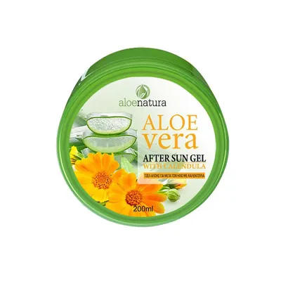 Obrázek produktu pro Aloe Natura After Sun Gel s aloe vera a měsíčkem 200 ml