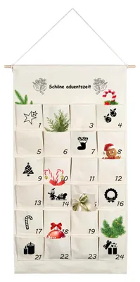 Productafbeelding van Adventskalender om te vullen (wit)