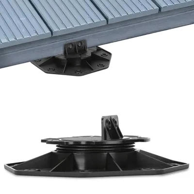 Produktbild von EINFEBEN 100 Stück Stelzlager Möbelfuße Stellfuße Terrassenfliesen Hoehenverstellbar für Terrassenplatten - WPC Terrassenlager Verstellbar 18-30mm