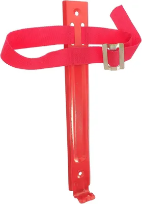 Imagen del producto de Soporte para extintores de hierro resistente, para extintores de 2 kg/3 kg/4 kg, montaje en pared, diseño que ahorra espacio
