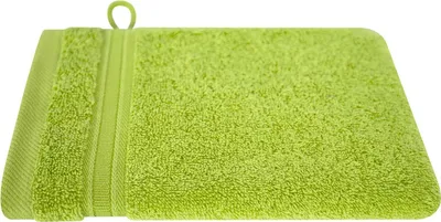 Produktbild von Waschhandschuh - 16 x 21 cm - Apfelgrün - Baumwolle
